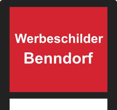 Werbeschilder Benndorf ➜ Außenwerbung die gesehen wird
