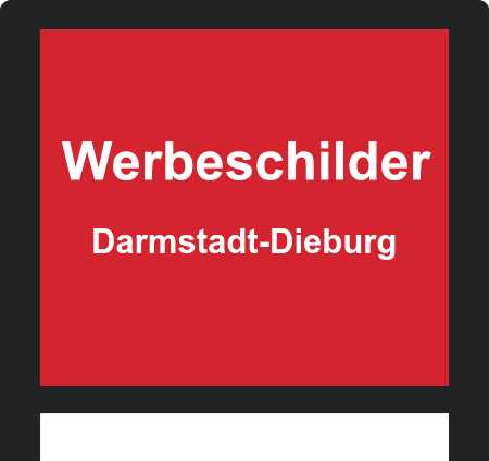 Werbeschilder Landkreis Darmstadt-Dieburg ➜ Außenwerbung die gesehen wird